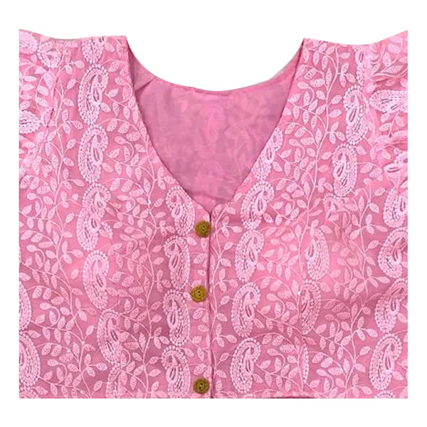 Baby_Pink_Chikankari_Work_Puff_sleevs_Readymade_Blouse_for_women